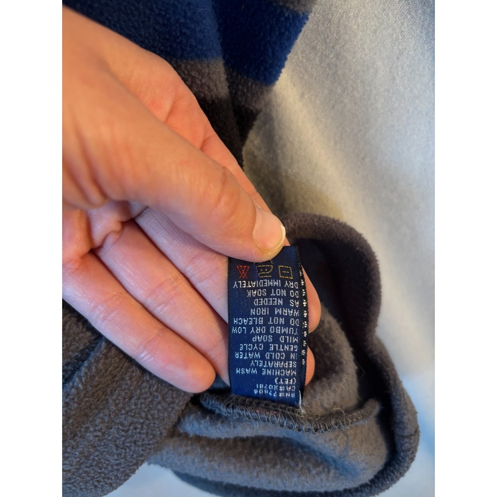 VTG 90s Tommy Hilfiger Outdoors Expedition Fleece Jacket Mens LG Synchilla Snap - Picture 12 of 16